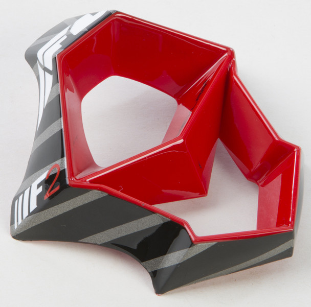 Fly Racing F2 Carbon Canard Mouthpiece Red/Black 73-4565