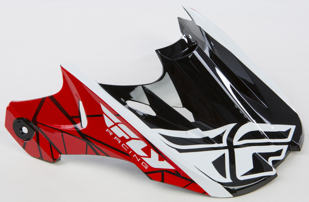 Fly Racing Kinetic Crux Visor Red/Black/White 73-47900