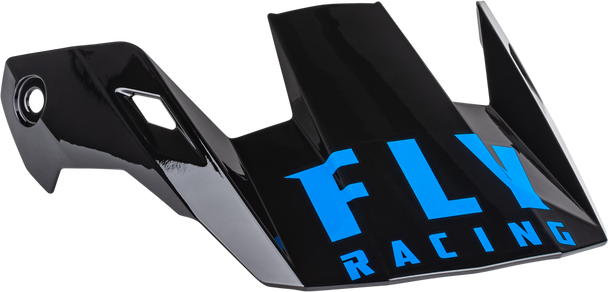Fly Racing Rayce Helmet Visor Black/Blue Yl 73-91152Y