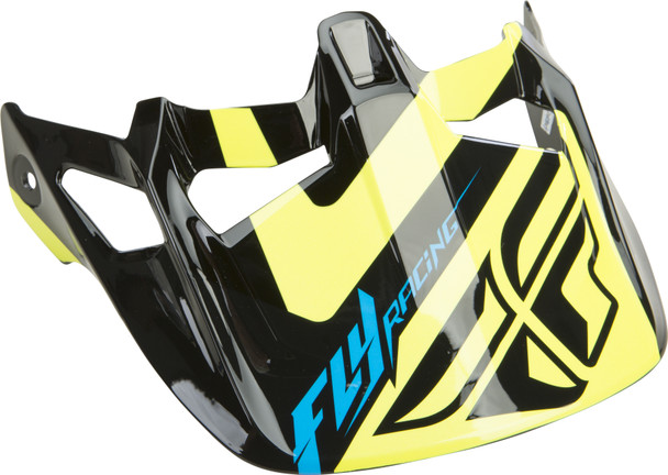 Fly Racing Werx Ultra Helmet Visor Black/Hi-Vis 73-92801