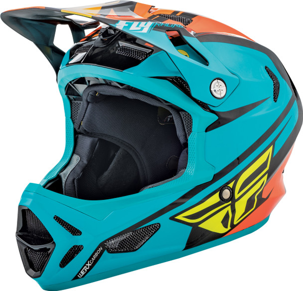 Fly Racing Werx "Rival" Graphic Teal/Orange/Black Lg 73-9208L