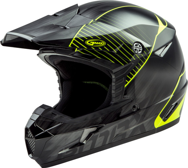 Gmax Mx-46 Off-Road Colfax Helmet Black/Hi-Vis Yellow Xl G3462607