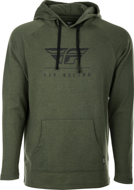 Fly Racing Fly Crest Hoodie Military Green 2X 354-02492X