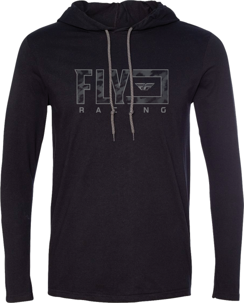 Fly Racing Fly Finish Line Hoodie Black Md 354-0067M