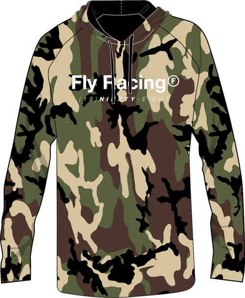 Fly Racing Fly Trademark Hoodie Army Camo Lg 354-0300L