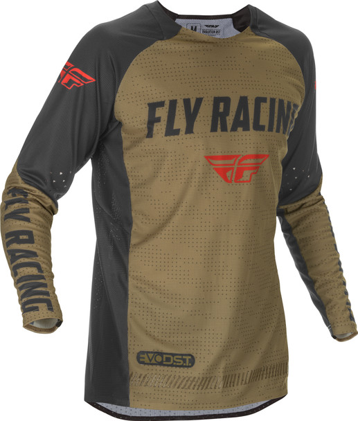 Fly Racing Evolution Dst Jersey Khaki/Black/Red Xl 374-127X