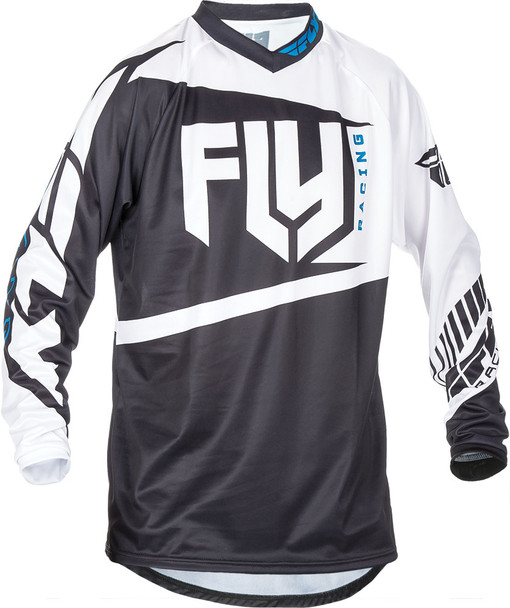 Fly Racing F-16 Jersey Black/White 3X 370-9203X