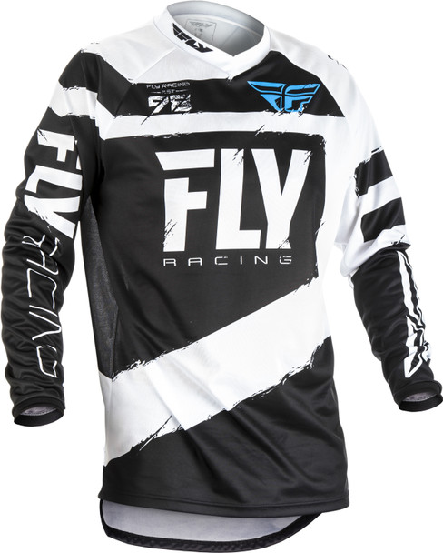 Fly Racing F-16 Jersey Black/White 3X 371-9203X