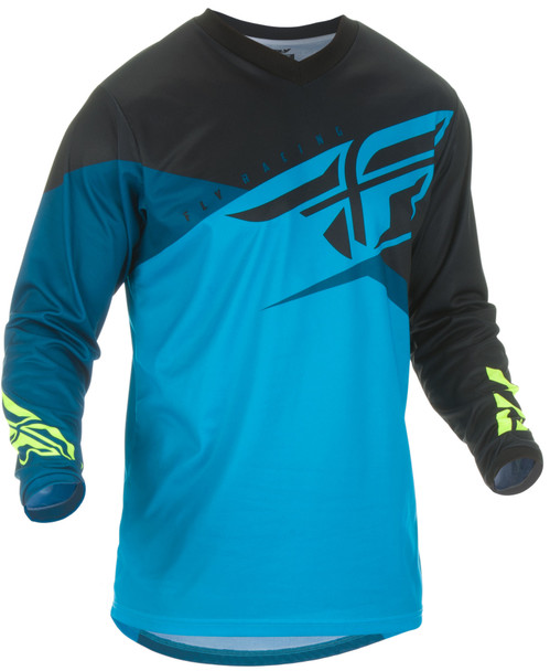 Fly Racing F-16 Jersey Blue/Black/Hi-Vis Yx 372-921Yx