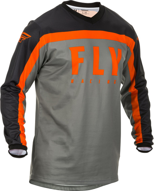 Fly Racing F-16 Jersey Grey/Black/Orange Lg 373-925L