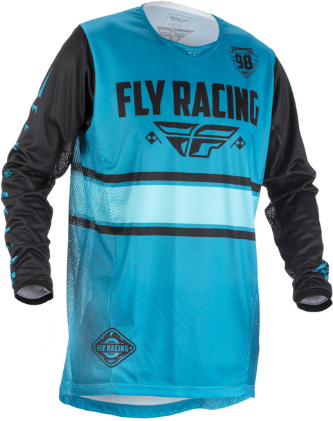 Fly Racing Kinetic Era Jersey Blue/Black Yl 371-421Yl