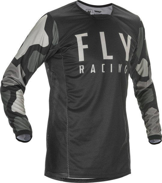 Fly Racing Kinetic K221 Jersey Black/Grey Xl 374-520X