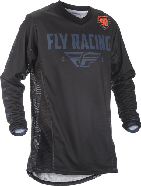 Fly Racing Patrol Jersey Black/Grey Sm 371-649S