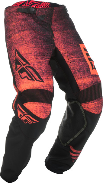 Fly Racing Kinetic Noiz Pants Neon Red/Black Sz 28S 372-53228S