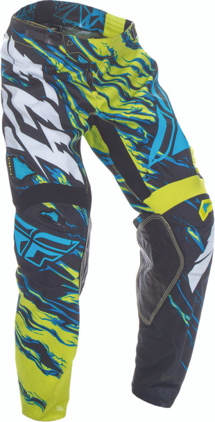Fly Racing Kinetic Relapse Pant Lime/Blue Sz 32 370-43532