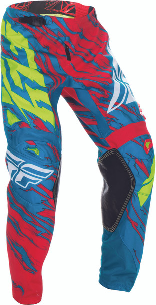 Fly Racing Kinetic Relapse Pant Teal/Red Sz 40 370-43940