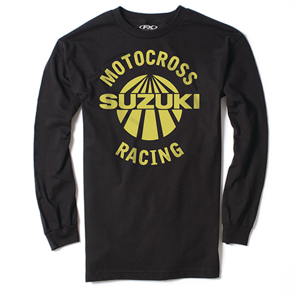 Factory Effex Suzuki Vet Long Sleeve T-Shirt / Black Xxl 23-87418