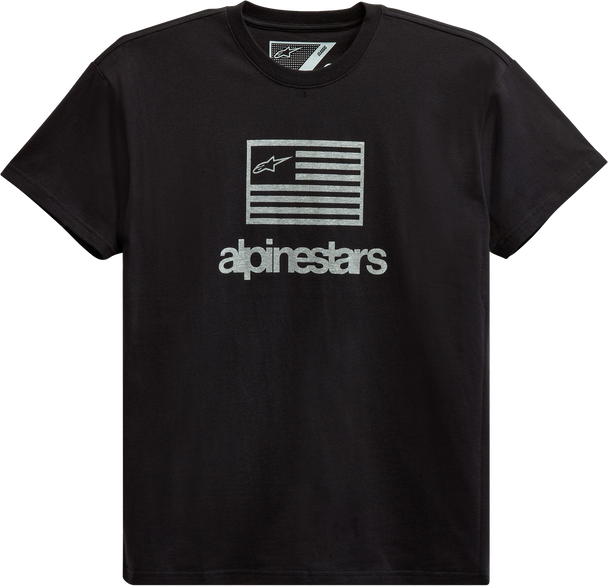 Alpinestars Flag Tee Black Md 1213-72620-10-M