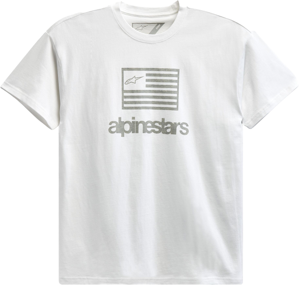 Alpinestars Flag Tee White 2X 1213-72620-20-Xxl