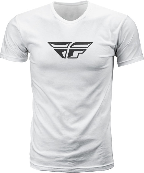 Fly Racing Fly F-Wing Tee White Lg 352-0614L