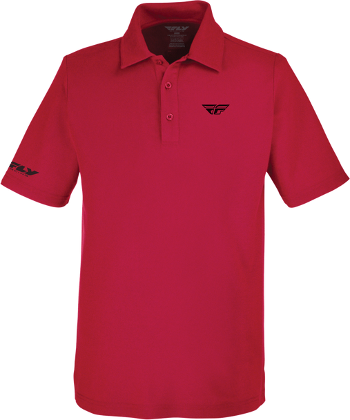 Fly Racing Fly Performance Polo Red Lg 352-6012L
