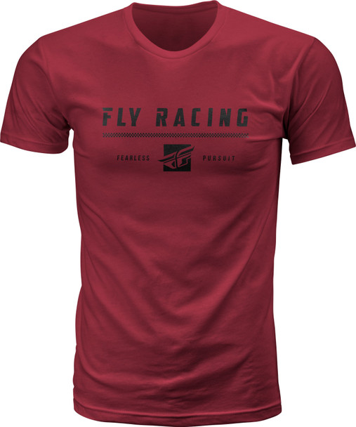 Fly Racing Fly Pursuit Tee Maroon Sm Maroon Sm 352-1157S