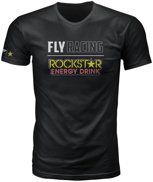 Fly Racing Fly Rockstar Logo Tee Black Sm 352-0648S