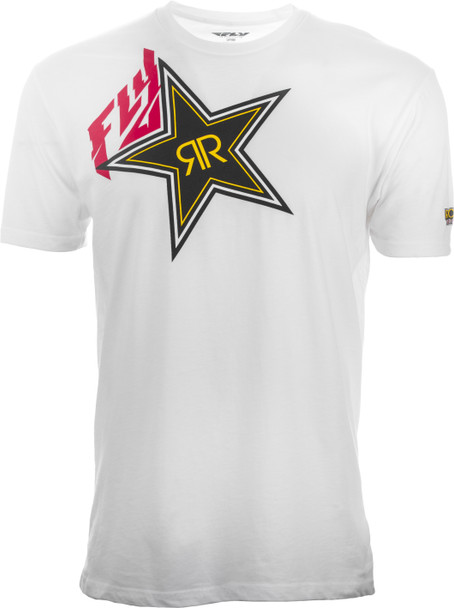 Fly Racing Fly Rockstar Tee White Sm White Sm 352-1054S