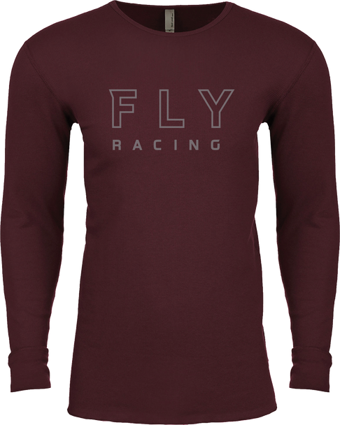 Fly Racing Fly Thermal Shirt Dark Red Lg 352-4132L