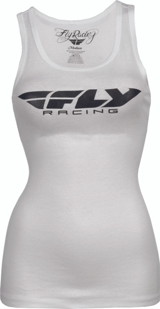 Fly Racing Fly Women'S Corporate Tank White Sm 356-6134S