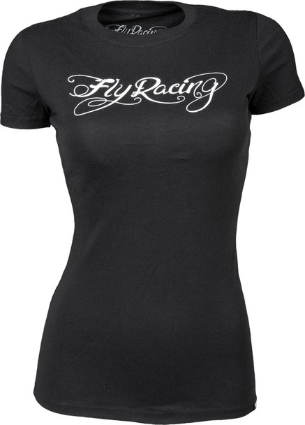 Fly Racing Logo Tee Black S 356-0140S