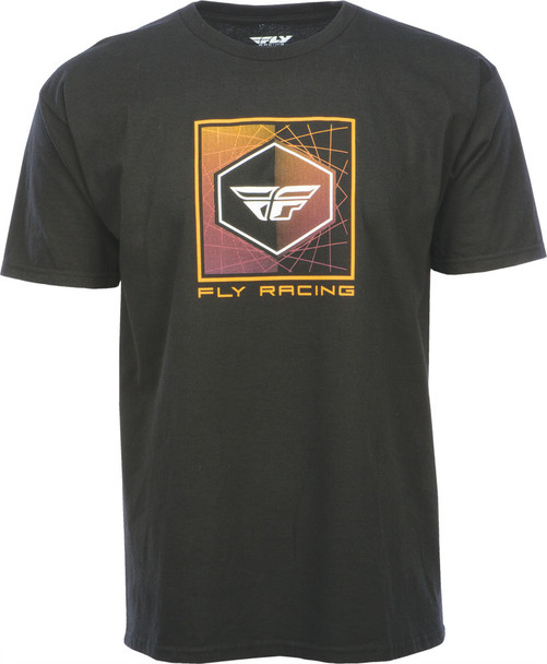 Fly Racing Spoke Tee Black S 352-1000S