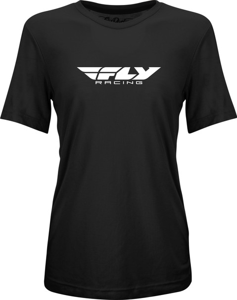 Fly Racing Women'S Fly Origin Corporate Tee Black Lg 356-0505L