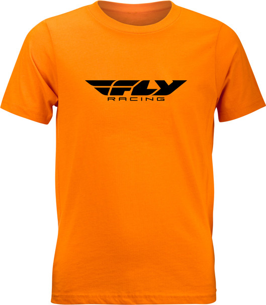 Fly Racing Youth Fly Corporate Tee Orange Yl 352-0665Yl