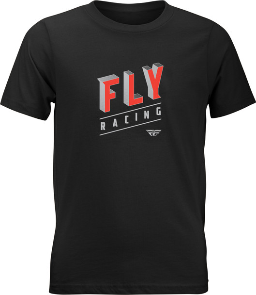 Fly Racing Youth Fly Dimensions Tee Black Ys 352-1103Ys