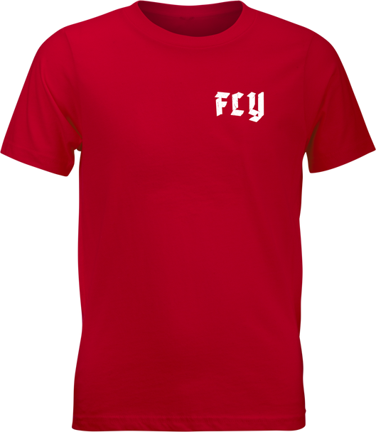 Fly Racing Youth Fly Moto Mind Tee Red Ys 352-0432Ys