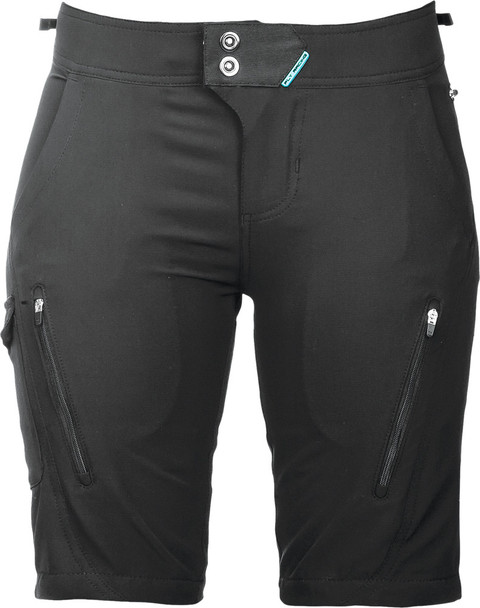 Fly Racing Fly Lilly Ladies Shorts Black/Turquoise Xs 357-0269Sxs