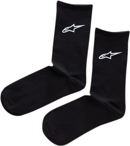 Alpinestars Crew Socks Black Lg 1230-94900-10-L
