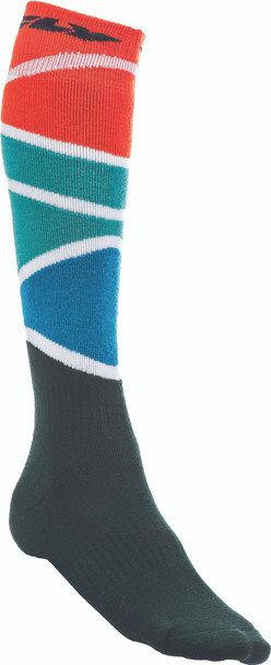 Fly Racing Fly Mx Socks Thick Red/Blue/Black Youth 350-0421Y