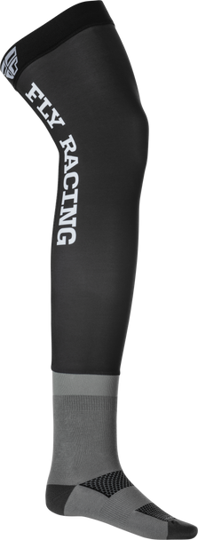 Fly Racing Knee Brace Socks Black/Grey/White Lg/Xl 350-0447L