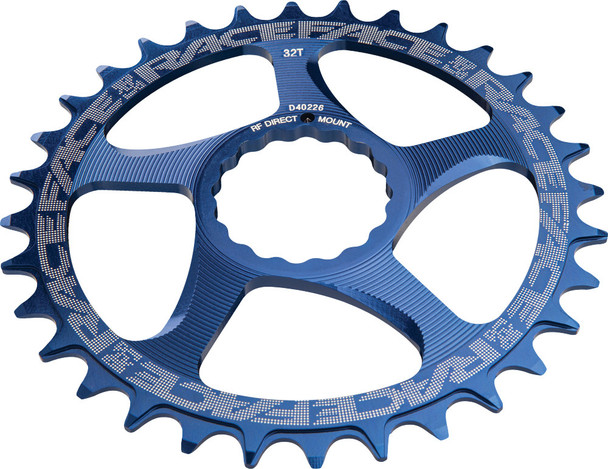 Race Face Direct Mount N/W Single Ring Cinch Blue 28T Rrsndm28Blu