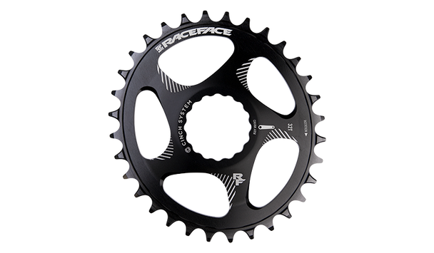 Race Face Direct Mount Oval 28T Black 10/11/12S Rnwdmoval28Blk