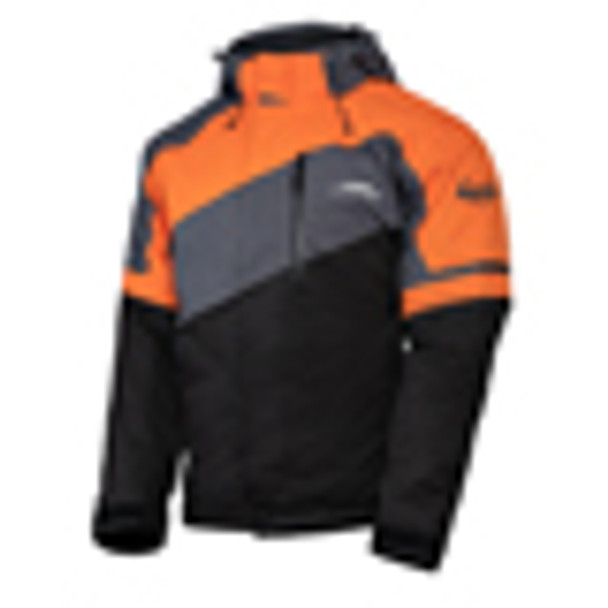 Katahdin Gear Recon Jacket Mens Black/Grey/Orange - Large 84400504
