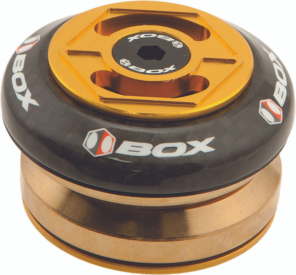Box Glide Carbon Integrated Headset Gold 1-1/8" Bx-Hs14Gc118-Gd