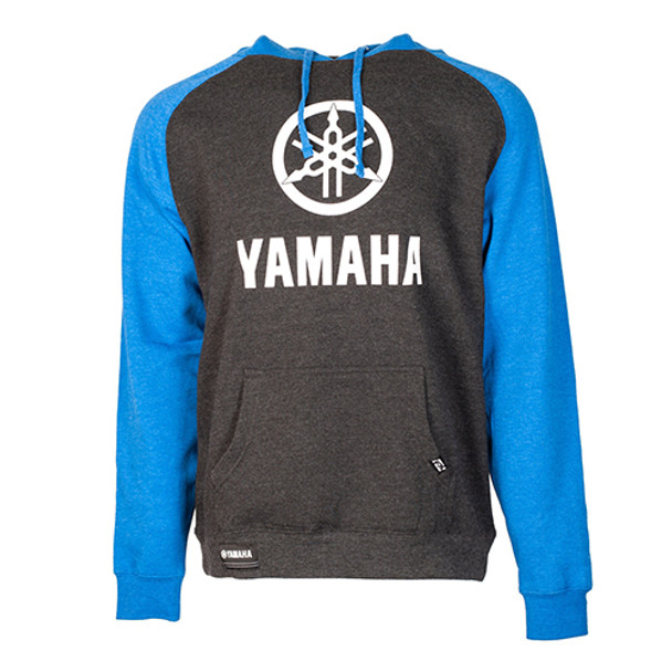 Factory Effex Yamaha Stack Pullover Hoodie / Royal Blue-Charcoal (M) 22-88202