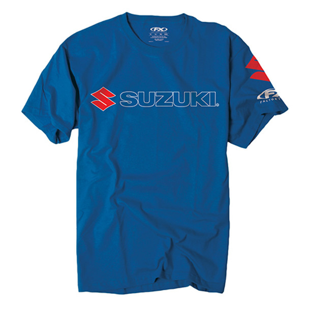 Factory Effex Suzuki Team T- Shirt / Blue (M) 15-88460