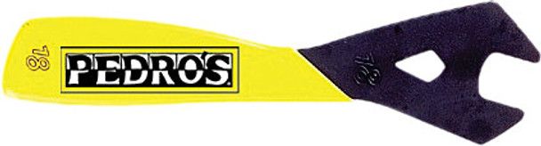 Pedros Cone Wrench W/Yellow Cushion Handle 18Mm 6461018