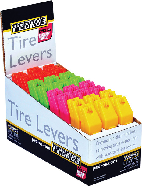 Pedros Tire Levers Multi-Color Counter 24/Pk 6400100