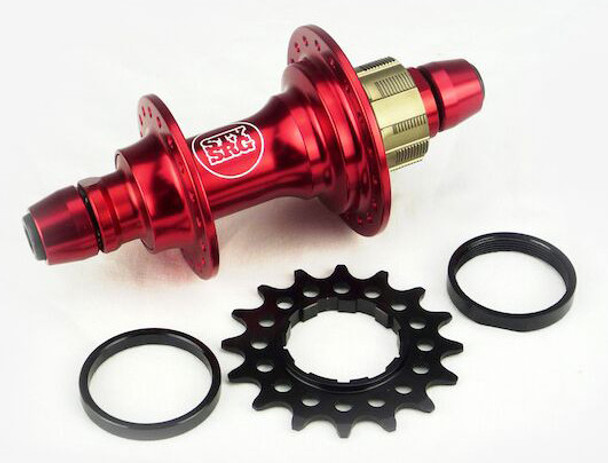 Staystrong Pro Rear Hub 36H Red Comes W/ 16T Cog U-Ss6513
