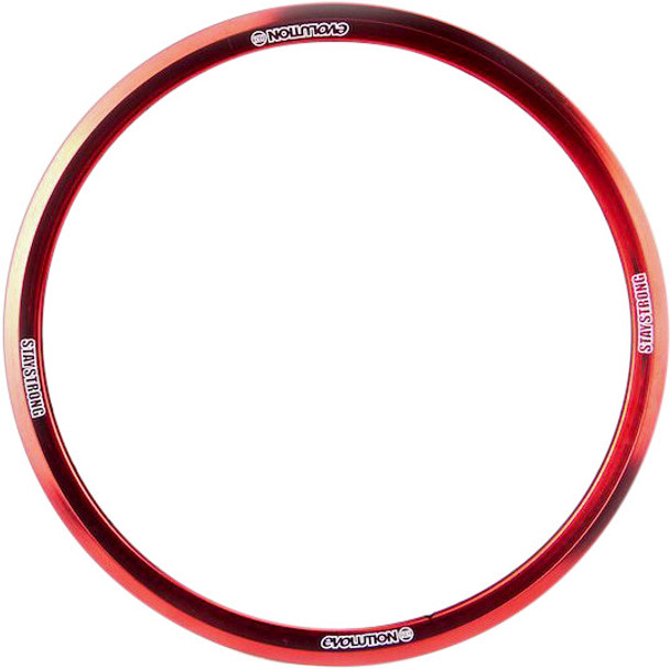Staystrong Revolution Front 20 X1-1/8" Rim 28H Red U-Ss6301